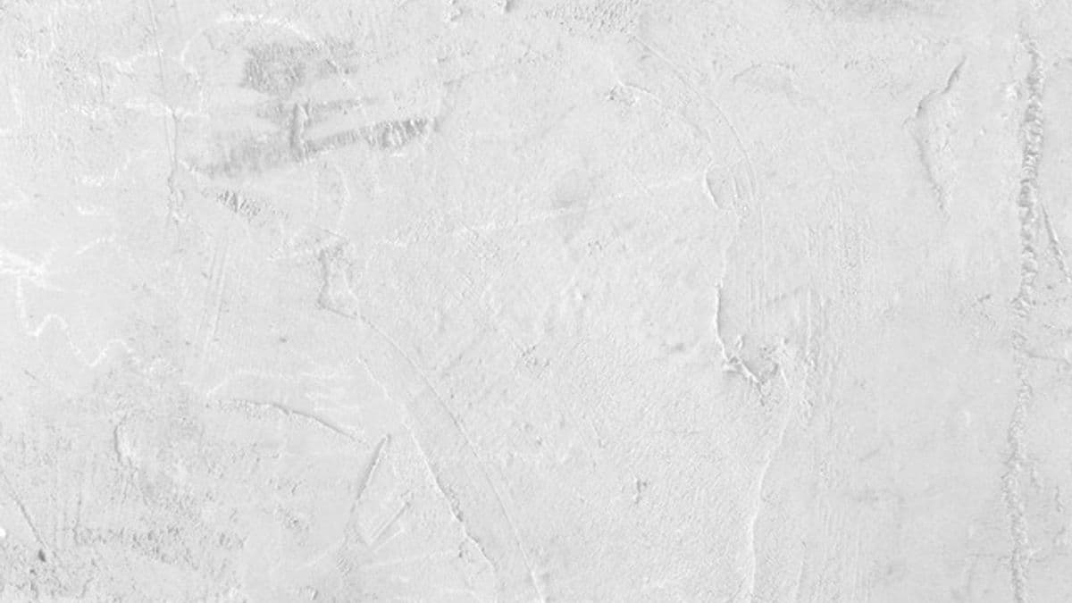 Smooth skimmed plaster wall ready for painting